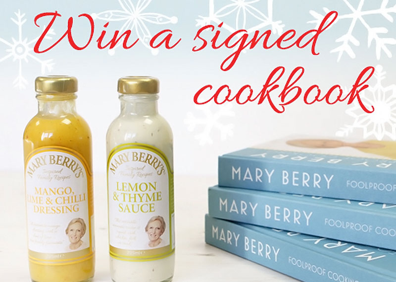 Mary Berry’s Foods Festive Signed Cookbook Giveaway December 2018